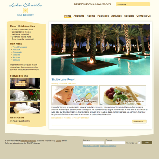 Hotel Booking website|website design
